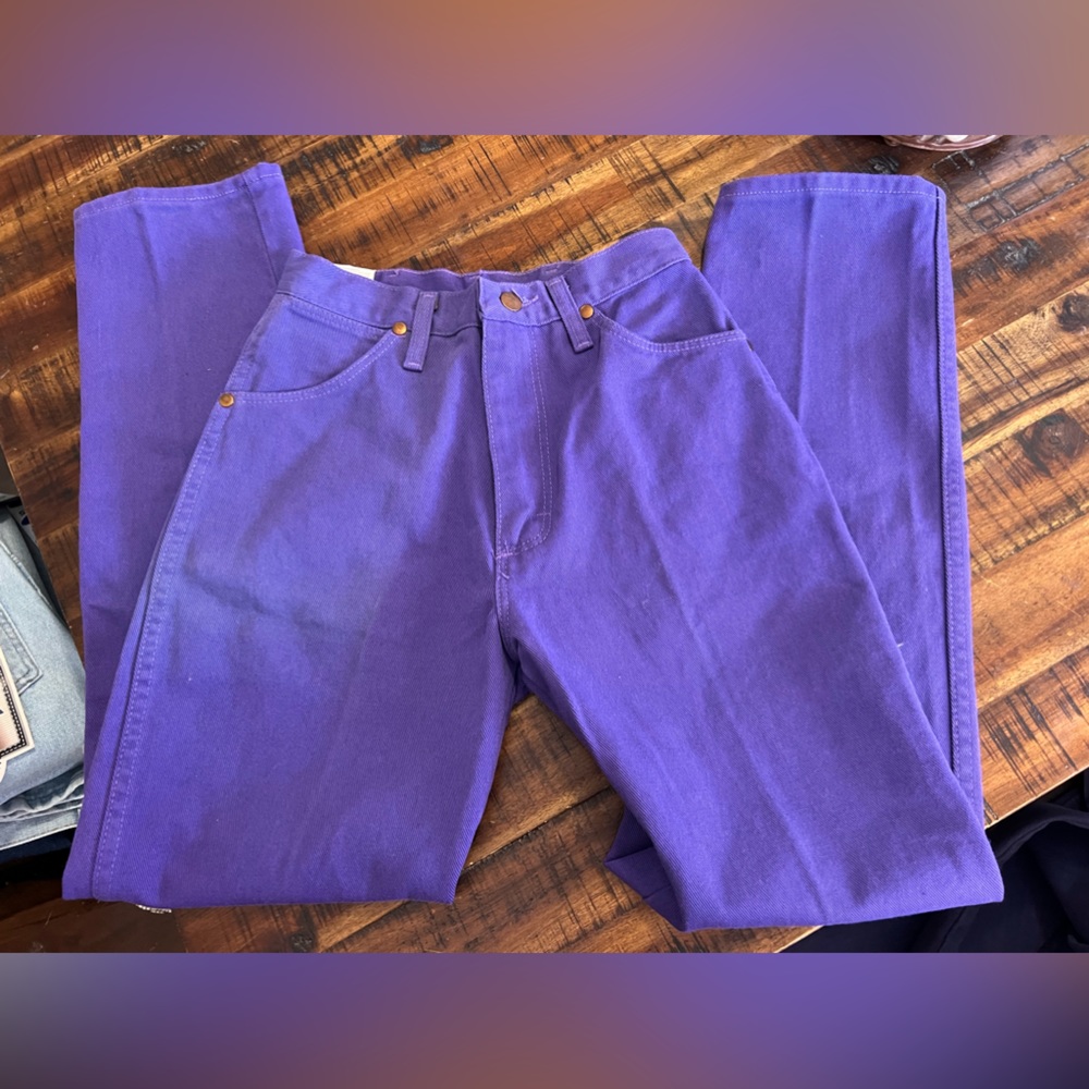 NWT vintage purple wranglers 5/6 x30 classic fit